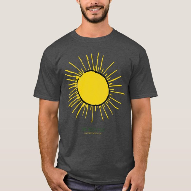 Uma tal criança - t-shirt do brilho de Sun (Frente)
