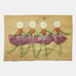 Uma toalha de cozinha VegARTable Chorus