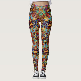 Uma traça voa entre Neruda e Woolf Leggings