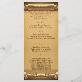 Uma vez em um Menu Casamento de Hora