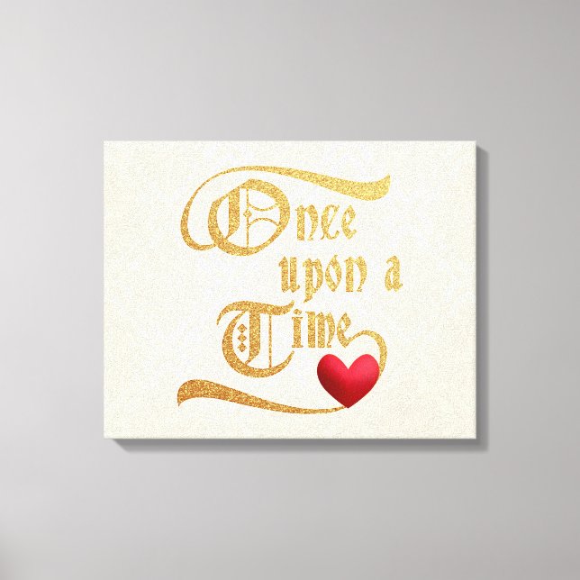 Uma vez em um tempo Shimmering Canvas (Frente)