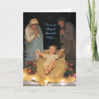 Uma vez no Cartão de Natal da Cidade de David Real