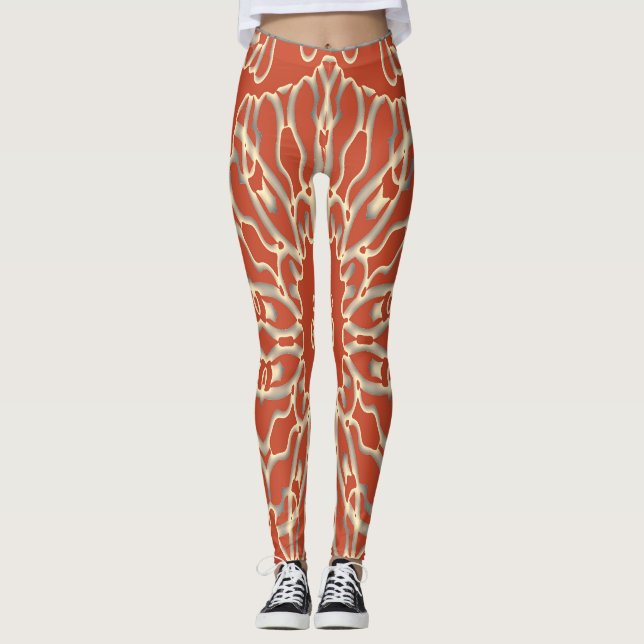 Uma vintage com leggings "Ratti_Creative_Arts" ini (Frente)