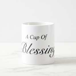 Uma xícara de bênçãos.