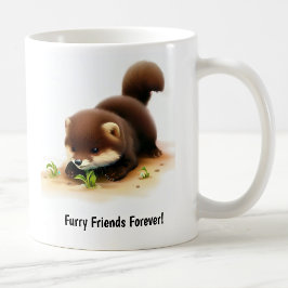 Uma Xícara De Café Pintada 3D