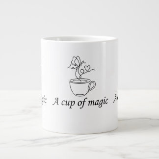 Uma Xícara de Magia - Caneca Minimalista de Chá co