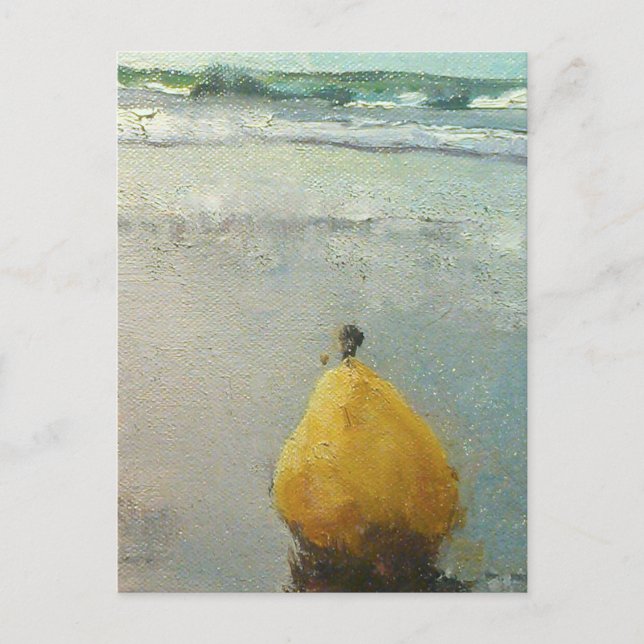 UmaPeraDia na Praia com cartão postal triplepear (Frente)