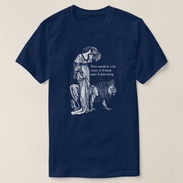 Una e o Lion T-Shirt (Frente do Design)