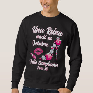 Una Reina Nacio En octubre Cumpleanos Camisa Ocaba