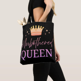 Unbothered Queen Tote Shopping Bag