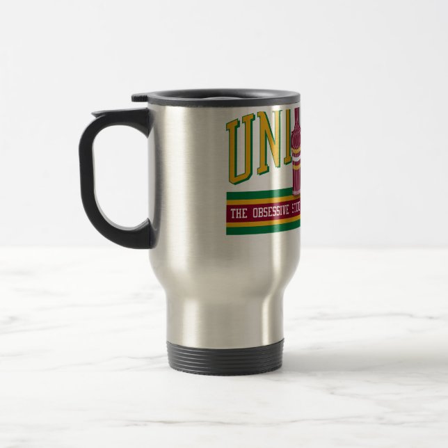 Uni caneca de viagem do relógio (Esquerda)
