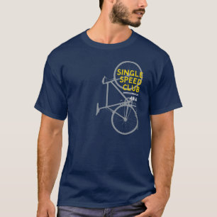 Única camisa da bicicleta T da velocidade