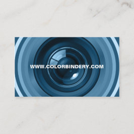 Único cartão de visita da posição 4 do olho