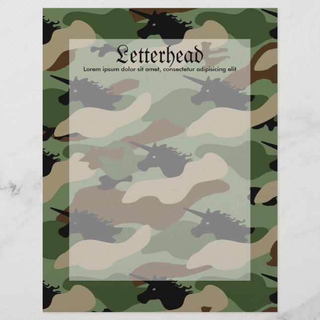 Unicorn Camouflage (Frente)