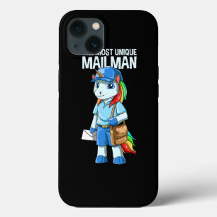 Unicorn Mailman Fornecendo Serviço Postal Mágico E