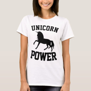 UNICORN POWER Funny Ladies T-shirts