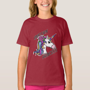 Unicorn Princess Design - Camiseta Básica Para Rap
