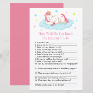 Unicorn Quão bem você conhece o chá de bebê