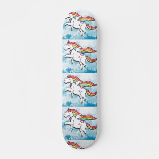 Unicorn Skateboard Deck (Frente)