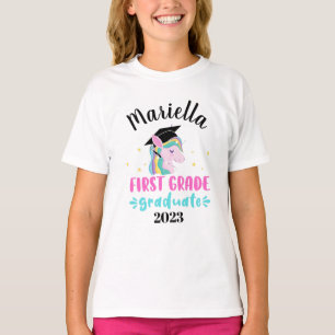 Unicórnio 1rua de graduação Girls T-Shirt