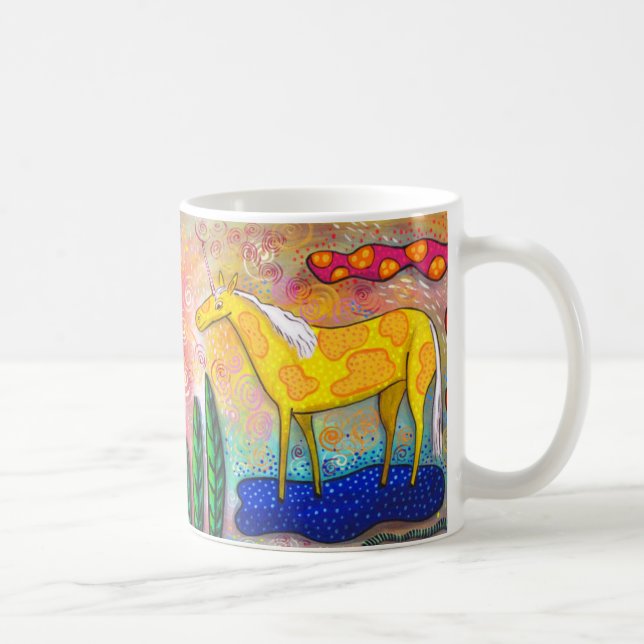 Unicórnio + Caneca de café do cavalo do céu (Direita)