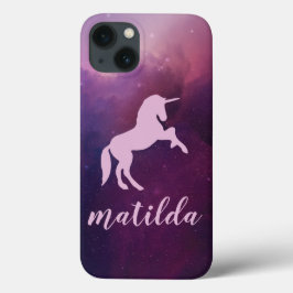 unicórnio mágico roxo e fofo