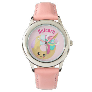 Unicórnio - Relógio da Torre de Aço Inoxidável