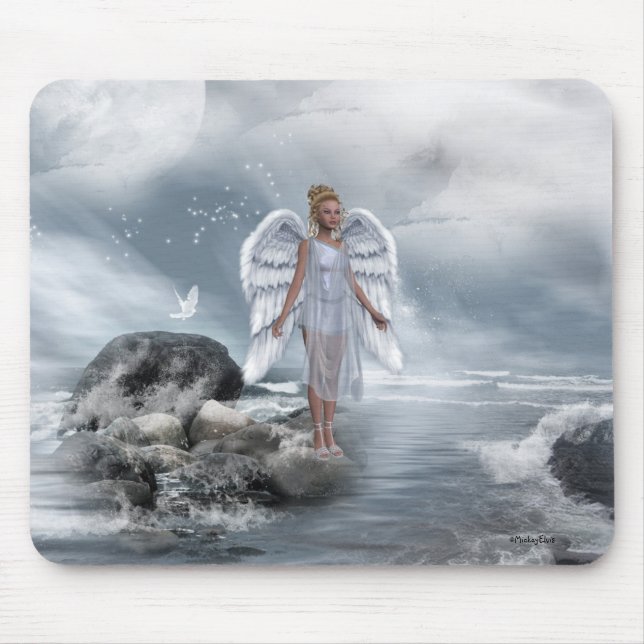 Unicórnios Mousepad de Fae dos anjos (Frente)