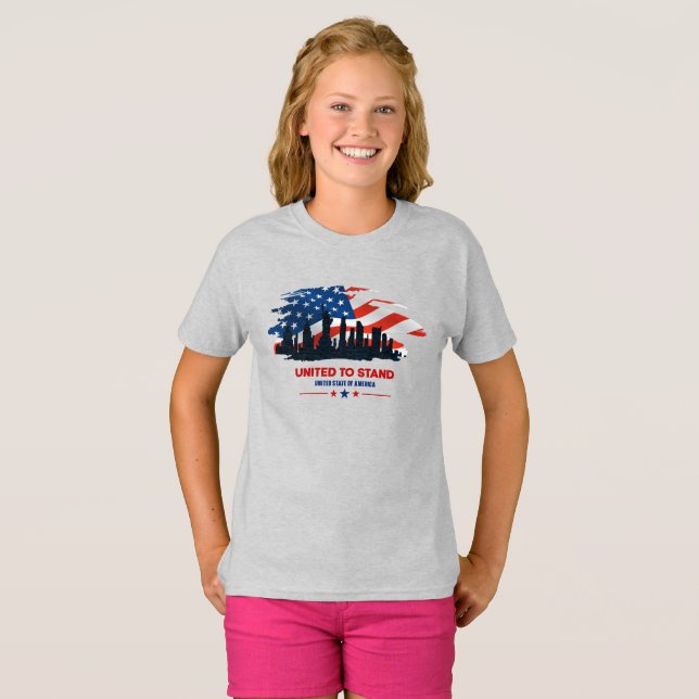 Unida para Stand | Crianças T-Shirt (Frente Completa)