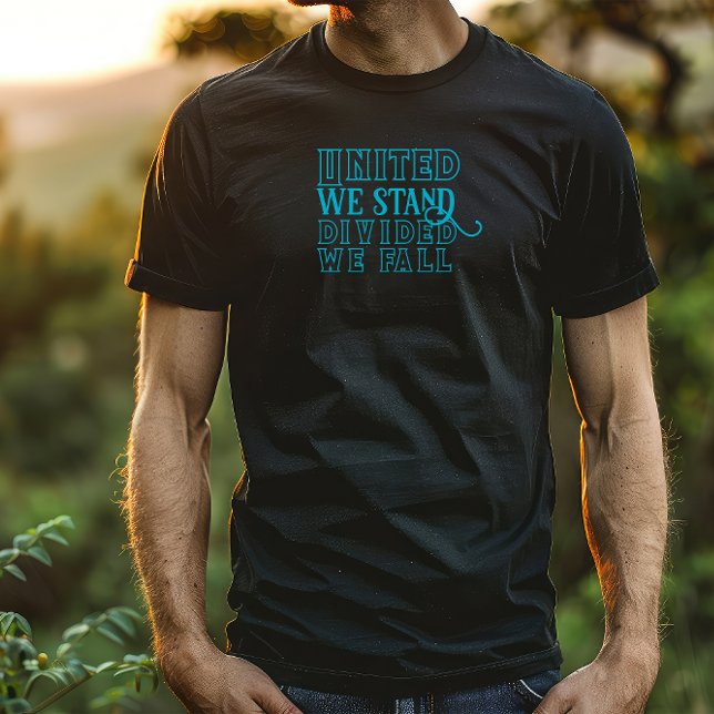 Unida, somos turquesas dizendo T-Shirt (Criador carregado)