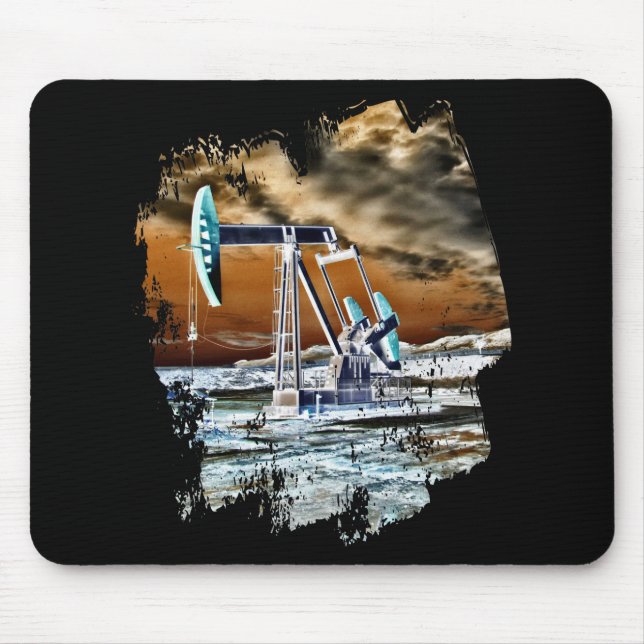 Unidade de bombeamento colorida Mousepad do campo (Frente)