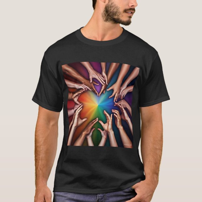 Unidade na camiseta dos inimigos da diversidade (Frente)