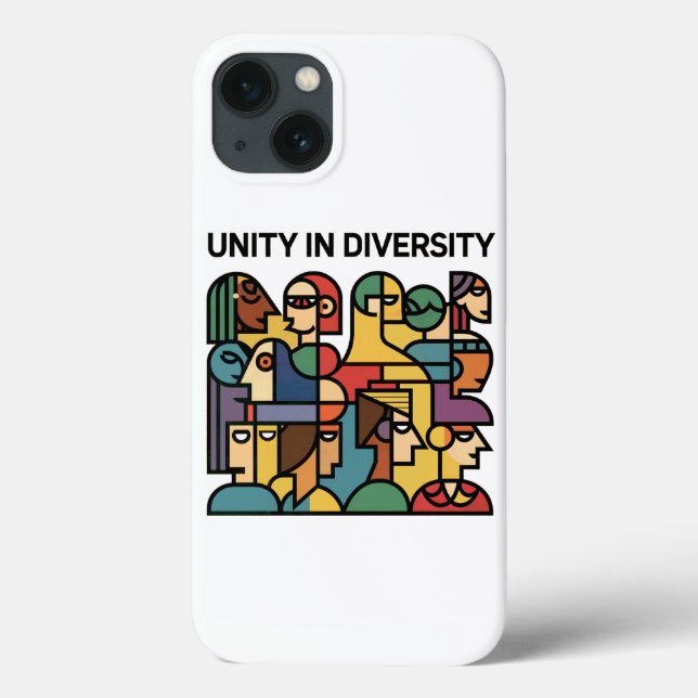 Unidade na Diversidade - capas de iphone Arco-Íris (Verso)