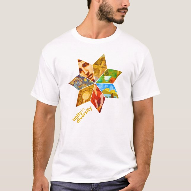 Unidade no t-shirt da arte da diversidade (Frente)