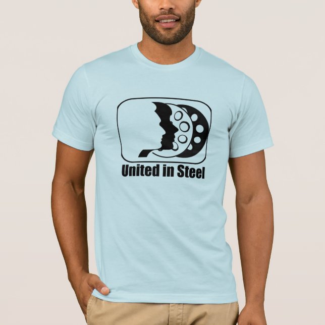 Unido no t-shirt de aço (Frente)