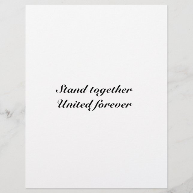 Unidos para sempre (Frente)