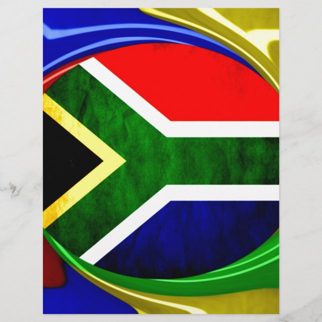 Unidos por Beauty: Design da Bandeira da África do (Frente)
