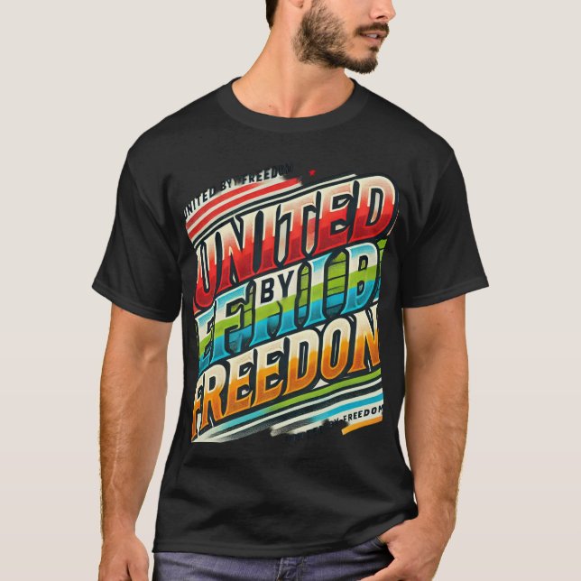 Unidos por Liberdade ( Designed T-Shirt ) (Frente)
