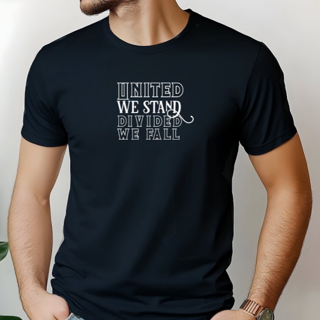 Unidos, somos brancos motivadores dizendo T-Shirt (Criador carregado)