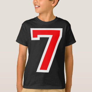uniforme camiseta #7 esportes universitários verme