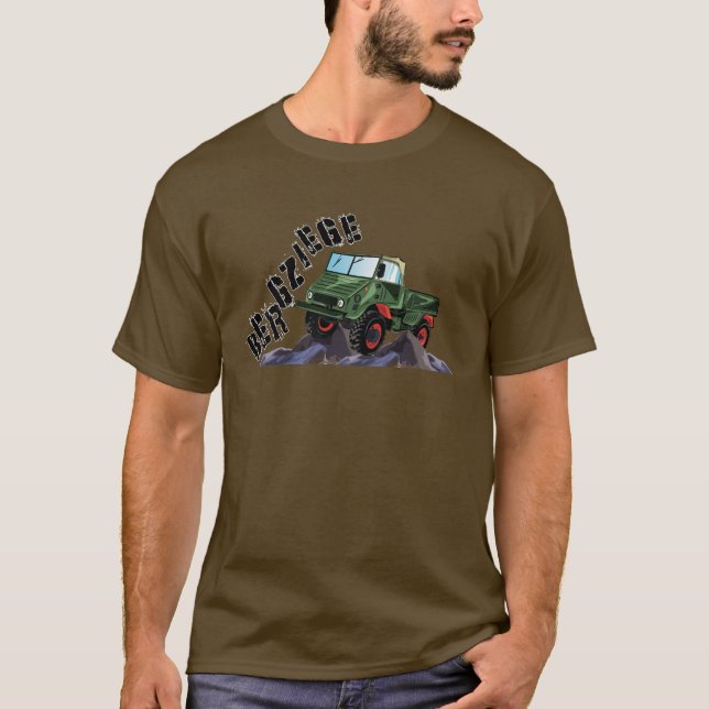 Unimog - Oldtimer - Traktor - 4x4 - T-Shirt (Frente)