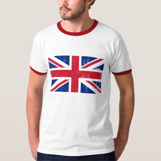Union Jack British Flag T-Shirt (Frente)