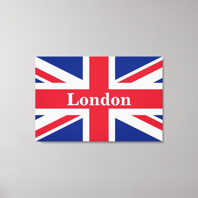 Union Jack London ~ British Flag Canvas Print (Frente)