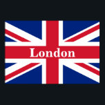 Union Jack London ~ British Flag Poster<br><div class="desc">Bandeira do Reino Unido da Grã-Bretanha Excelente e da Irlanda Norte com o texto de Londres. Deixe como está,  personalize o texto ou faça vazio.</div>