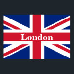 Union Jack London ~ British Flag Poster<br><div class="desc">Bandeira do Reino Unido da Grã-Bretanha Excelente e da Irlanda Norte com o texto de Londres. Deixe como está,  personalize o texto ou faça vazio.</div>