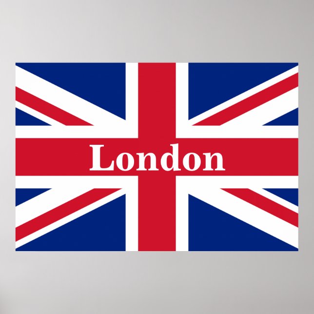 Union Jack London ~ British Flag Poster (Frente)
