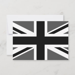 Union Jack Preto e Cinza