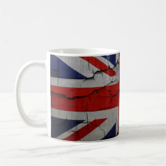 Union Jack rachado, caneca de café BRITÂNICA da