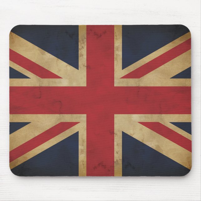 Union Jack tradicional velho Mousepad (Frente)