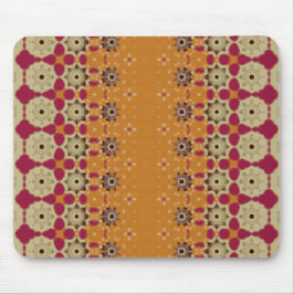 Unique Geometric Pale orange mouse pad